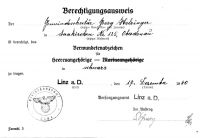 Holzinger Georg tit RUO Verwundetenabzeichen Schwarz Urkunde